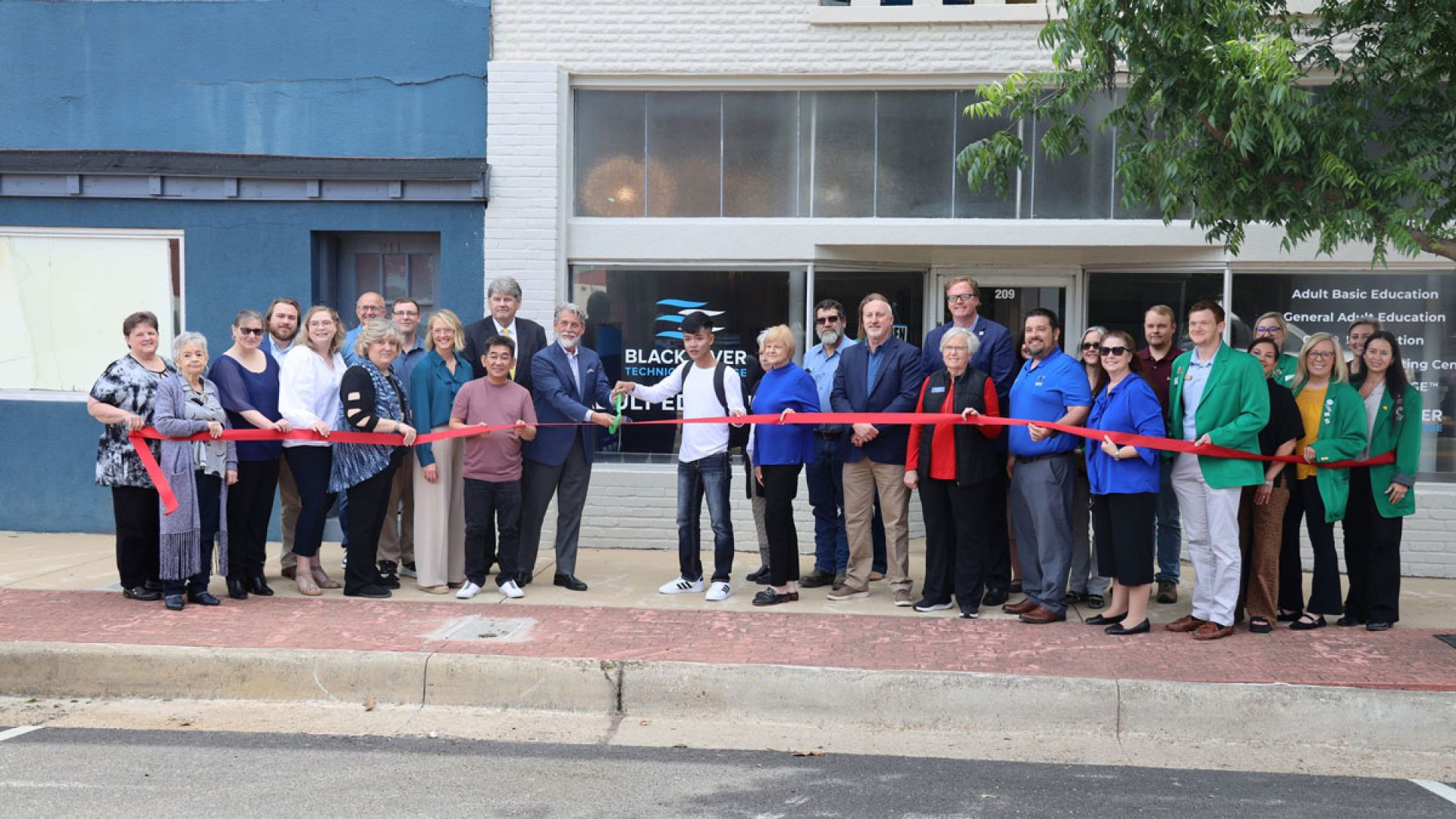 Ribbon Cutting for New Adult Education Location