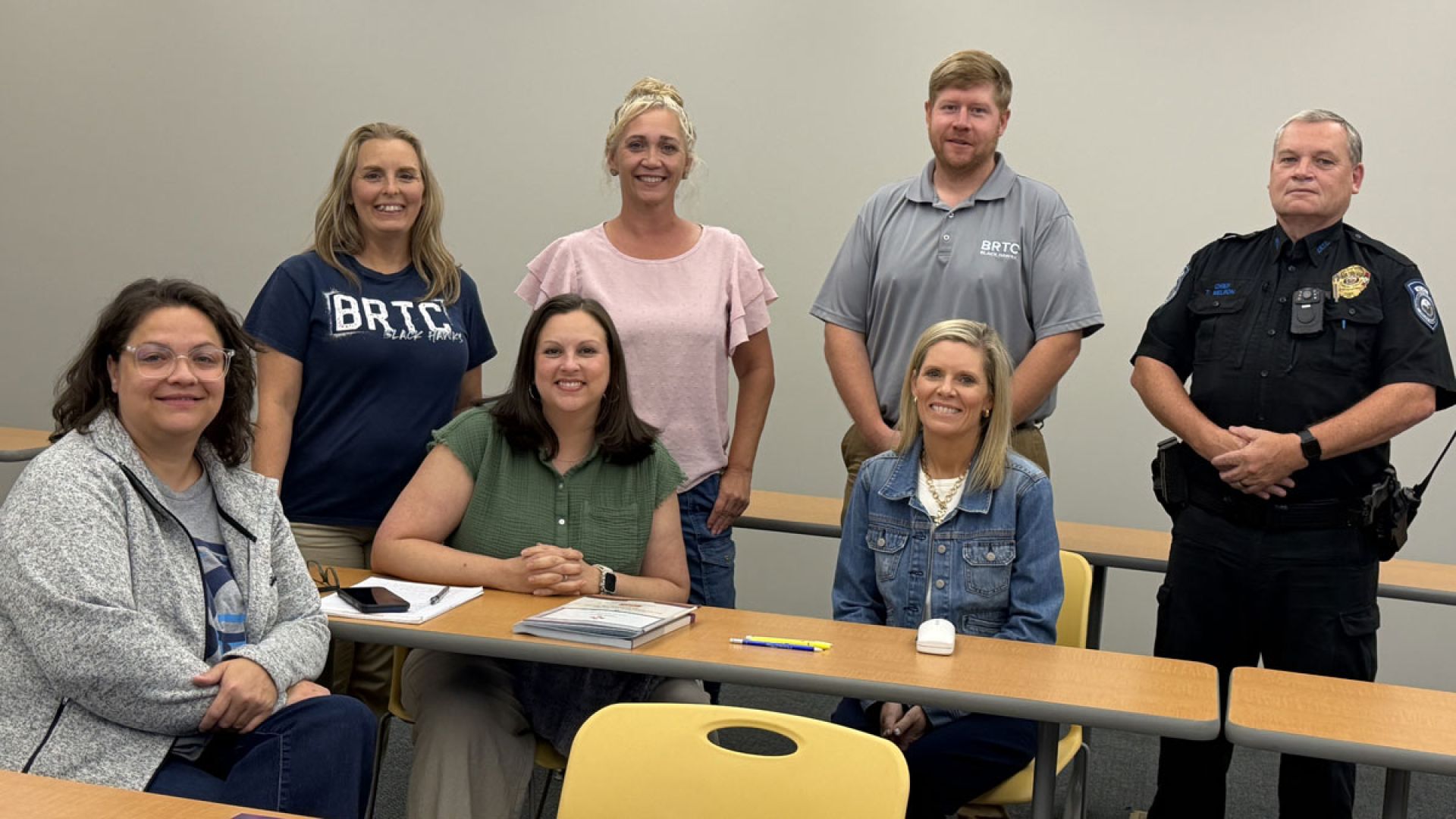 BRTC Staff Receiving Mental Health First Aid Training