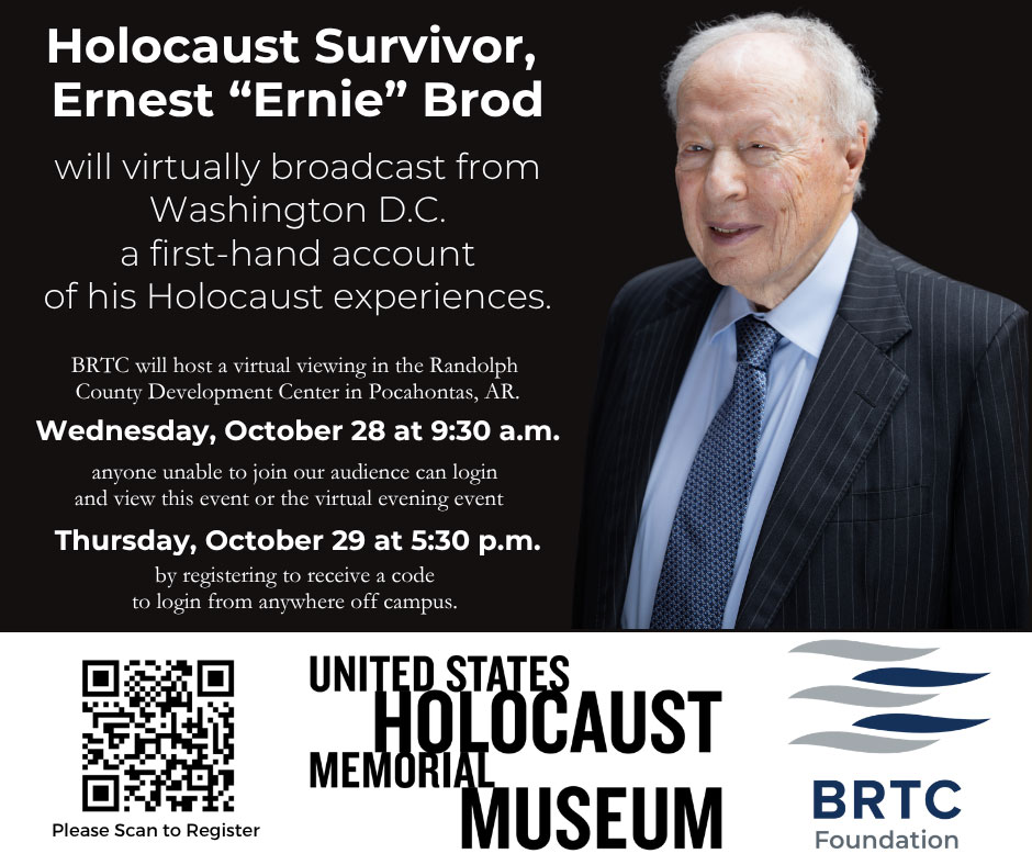 Ernie Brod BRTC Holocaust Survivor Series